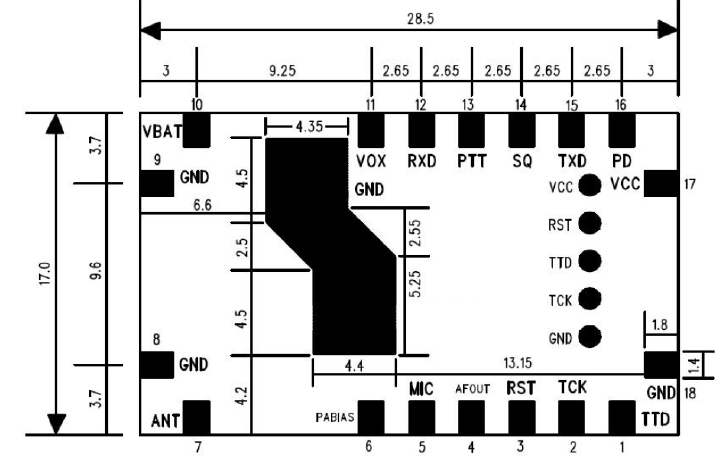 Analog intercom module